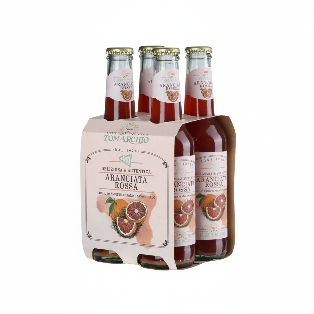 TOMARCHIO ARANCIATA (ORANGE) 275ML PACK OF 4