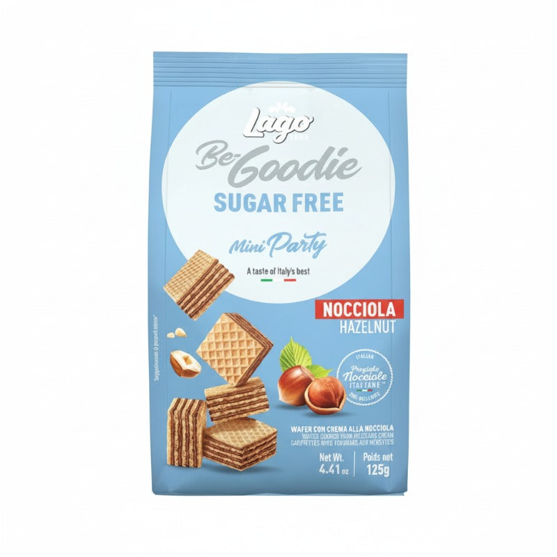 GASTONE LAGO - MINI PARTY SUGAR FREE HAZELNUT 125G