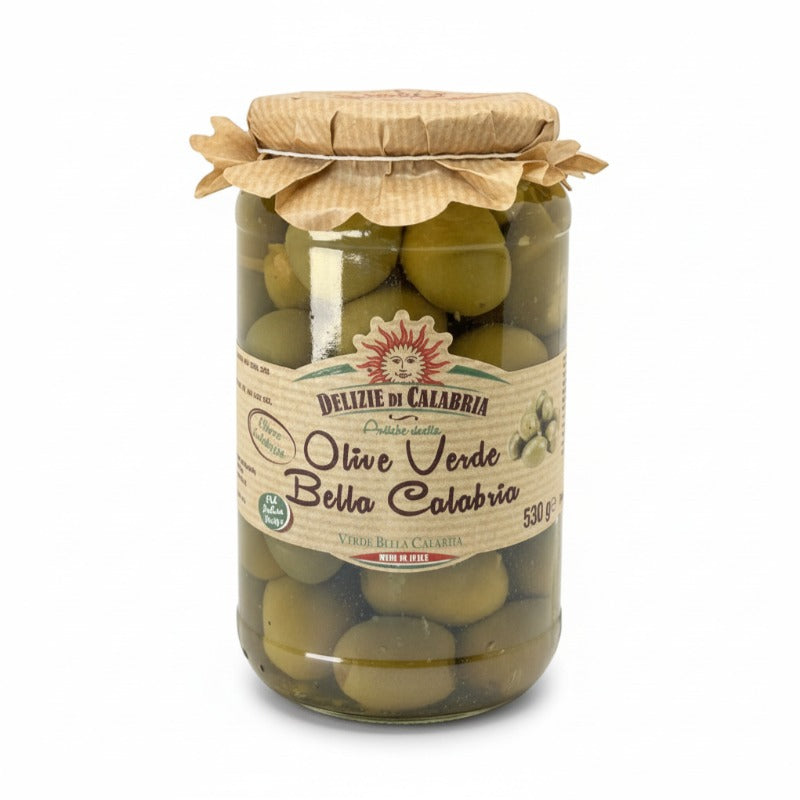 Delizie di Calabria - Calabrian Green Olives 530g