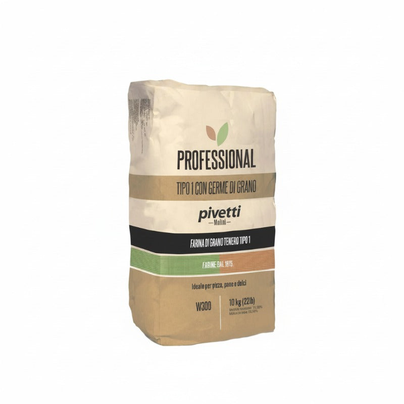 Molini Pivetti Tipo 1 con Germe di Grano Flour 10kg