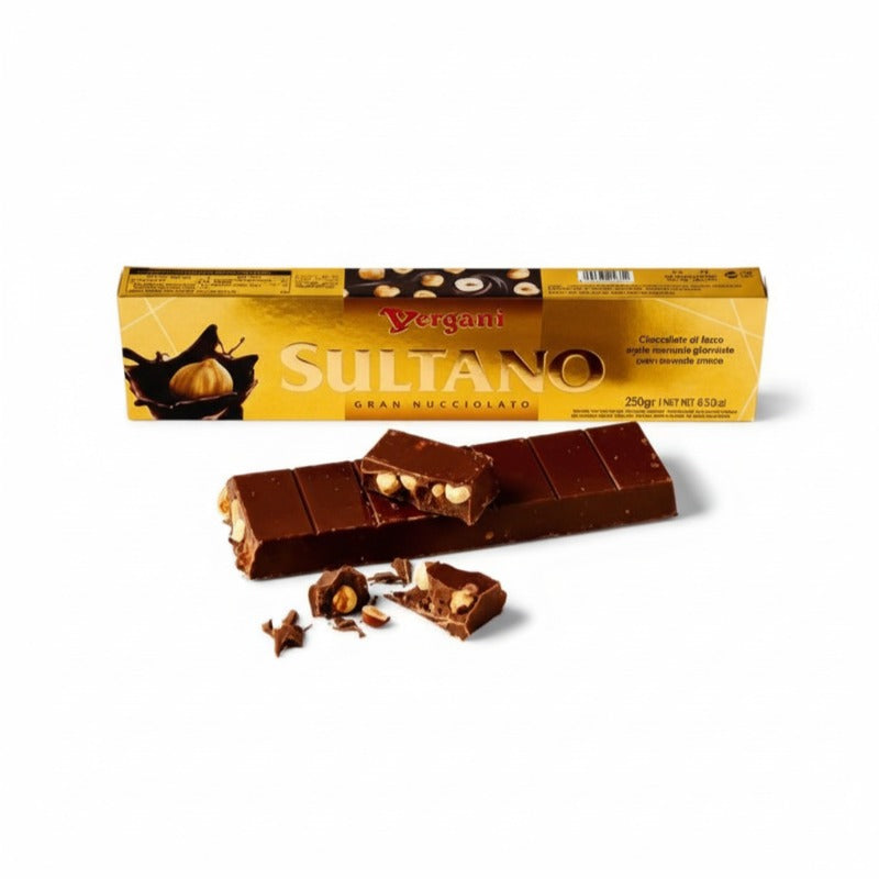 VERGANI - SULTANO BAR WITH ALMONDS 250G