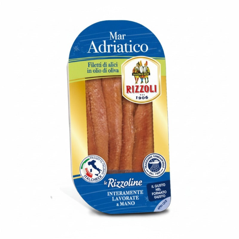 RIZZOLI - ANCHOVY FILLETS IN OLIVE OIL 40G