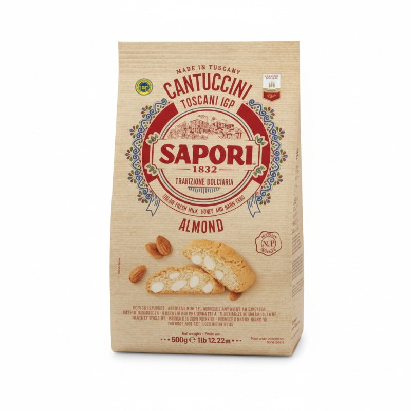 SAPORI - CANTUCCINI TOSCANI MANDORLA 800G