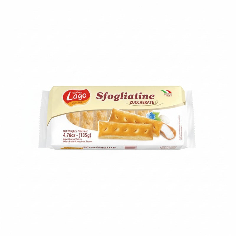 GASTONE LAGO - SFOGLIATINE ZUCCHERATE 135G