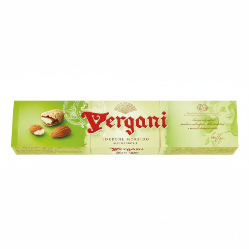 VERGANI - SOFT ALMOND NOUGAT BAR 200G
