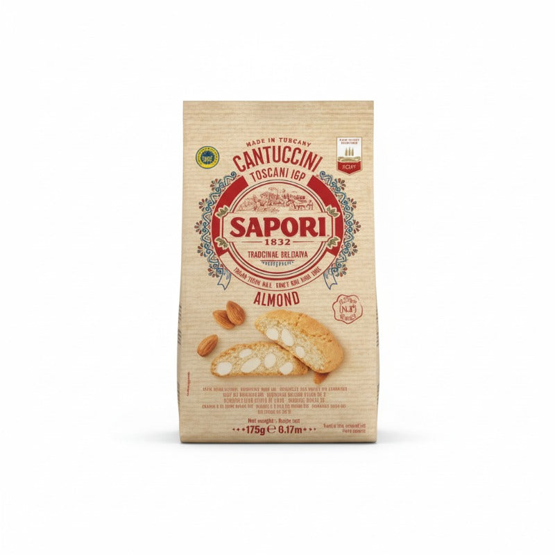 SAPORI - CANTUCCINI ALMOND MANDORLA 175G