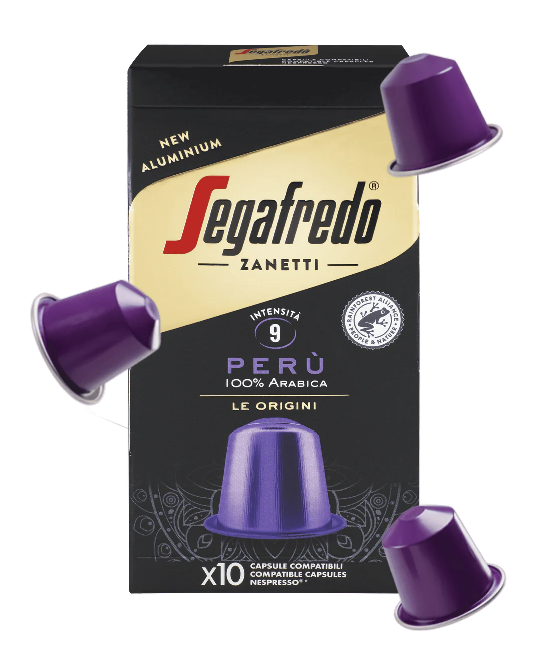 Segafredo Peru Nespresso Compatible Capsules - 10 Pack